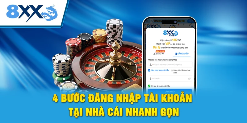 4 bước đăng nhập tài khoản tại nhà cái nhanh gọn